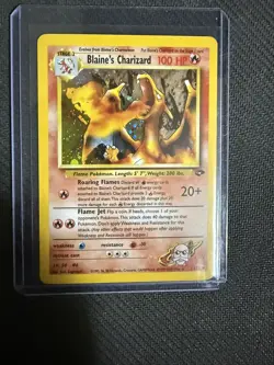 Blaine's Charizard 2/132 Gym Challenge Holo Very Near Mint - Image 1