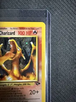 Blaine's Charizard 2/132 Gym Challenge Holo Very Near Mint - Image 2