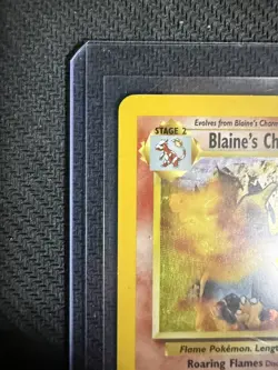 Blaine's Charizard 2/132 Gym Challenge Holo Very Near Mint - Image 4