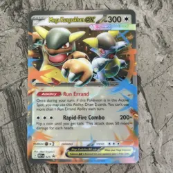 Pokemon TCG Mega Kangaskhan ex MEP025 025 Promo Card NM/M Jumbo Lenticular - Image 1