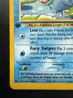 Pokemon Totodile Neo Genesis 81/111 Common 1st Edition (NM) - Image 4