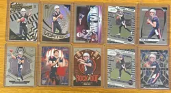 Drake Maye 10 Card Rookie Card Lot Absolute, Prizm, Optic - Image 1