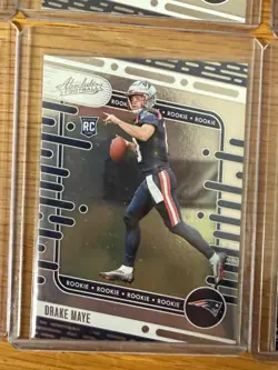 Drake Maye 10 Card Rookie Card Lot Absolute, Prizm, Optic - Image 5