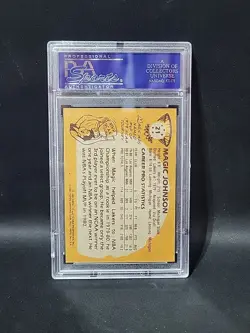 1981 Topps Magic Johnson #21 PSA 9 Mint - First Solo Card - Image 2