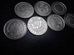 Pokemon Card Meiji Promo Battle Coin x7 Golbat etc #6071 - Image 2