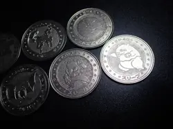 Pokemon Card Meiji Promo Battle Coin x7 Golbat etc #6071 - Image 4