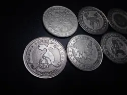 Pokemon Card Meiji Promo Battle Coin x7 Golbat etc #6071 - Image 5