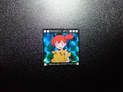 Pokemon Bros GB Pocket Mini Card Prism Holo Misty & Pikachu #6290 EX - Image 1