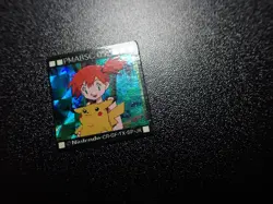 Pokemon Bros GB Pocket Mini Card Prism Holo Misty & Pikachu #6290 EX - Image 3