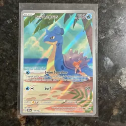 Misty’s Lapras 194/182 – Illustration Rare – Paradox Rift Pokemon Card Near Mint - Image 1