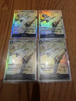 One Piece Card Game Koby EB04 Character EB04-044 Lot x4 English SR Foil - Image 2