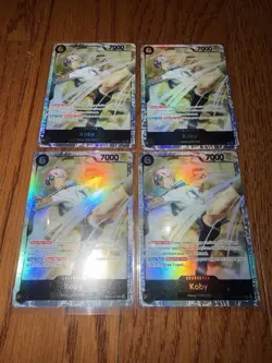 One Piece Card Game Koby EB04 Character EB04-044 Lot x4 English SR Foil - Image 3