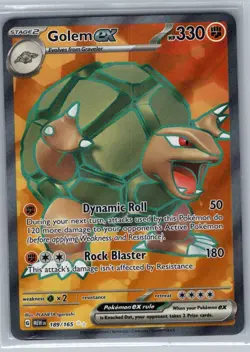 Golem ex 189/165 SV: Scarlet & Violet 151 - Pokemon Card - NM - Image 1