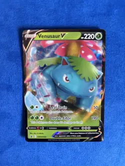 Pokemon Venusaur V SWSH100 Sword & Shield Promo Foil Holo 220 HP Card - Image 1