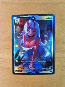 Akumi 9 Holo 1st Edition Awakened Worlds Card GamerSupps VCard Yoclesh 038/250 - Image 2