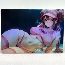 Pokemon Rosa Goddess Anime Waifu ACG Foil Card - Image 1