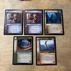 5 Lord of the Rings 2004 Decipher TCG Promotional Cards Unplayed - Image 1