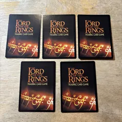 5 Lord of the Rings 2004 Decipher TCG Promotional Cards Unplayed - Image 2