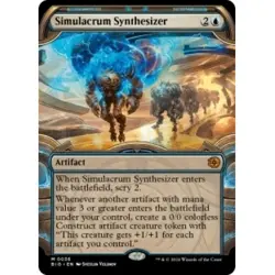 Simulacrum Synthesizer (showcase) MTG Outlaws Of Thunder Junction: The Big Score - Image 1