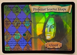 Professor Severus Snape Harry Potter TCG 16/116 Hologram Holo Card 2001, EX Cond - Image 1