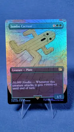 Jumbo Cactuar (Borderless) Final Fantasy Foil - Image 1