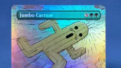 Jumbo Cactuar (Borderless) Final Fantasy Foil - Image 2