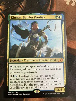 Kinnan, Bonder Prodigy Ikoria: Lair of Behemoths Magic the Gathering NM - Image 1