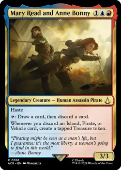 Mary Read and Anne Bonny 61 Assassin's Creed Magic: The Gathering NM/M - Image 1