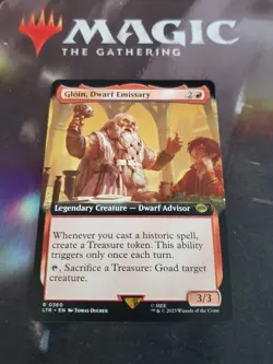 Mtg. Gloin, Dwarf Emissary. Extended Art. The Lord of the Rings. Nm - Image 1