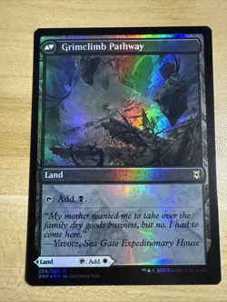 MTG Brightclimb Pathway / Grimclimb Pathway ZNR Foil 259/280 Near Mint - Image 2
