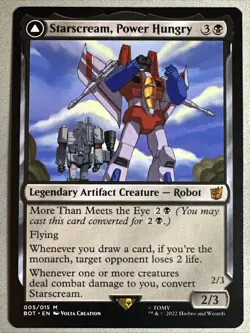 MTG / Starscream, Power Hungry / BOT / #5 / Regular / Mythic / NM - Image 1
