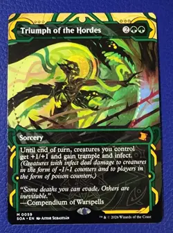 MTG Triumph of the Hordes [SOA] #59 Mystical Archive Alt Art Borderless - Image 1