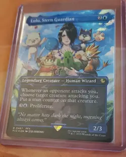Lulu, Stern Guardian (Borderless) (Chocobo Track Foil) Commander: Final Fantasy - Image 1