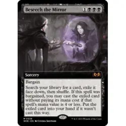 BESEECH THE MIRROR (EXTENDED ART) Wilds Of Eldraine WOE Magic MTG MINT CARD - Image 1