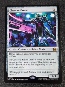 CHROME DOME R TEENAGE MUTANT NINJA TURTLES 172 NM - Image 1