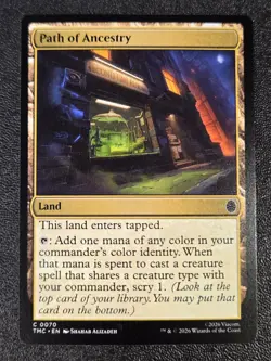 PATH OF ANCESTRY C COMMANDER TEENAGE MUTANT NINJA TURTLES 70 NM - Image 1