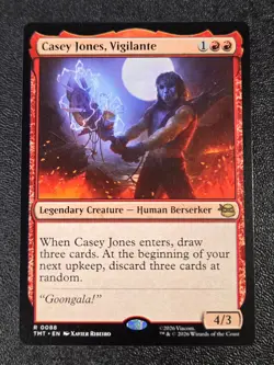 CASEY JONES, VIGILANTE R TEENAGE MUTANT NINJA TURTLES 88 NM - Image 1