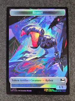 ROBOT // MUTAGEN DOUBLE SIDED TOKEN FOIL TMT 10 // 9 NM - Image 2