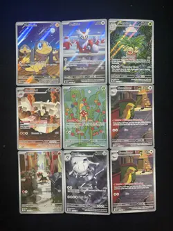Pokemon Mega Evolution IR EN Helioptile Delibird 143/132 Full Art HoloLot*9 HT88 - Image 2