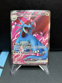 SALAMENCE ex Pokemon Journey Together STG 177/159 Ultra Rare Full Art Holo - Image 1