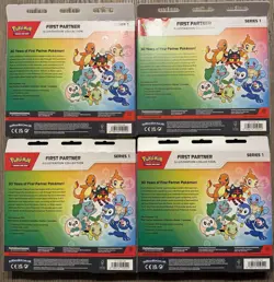 Pokemon TCG First Partner Illustration Collection Series 1 New Sealed Lot Of 4 - Image 4