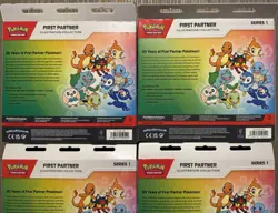 Pokemon TCG First Partner Illustration Collection Series 1 New Sealed Lot Of 4 - Image 5