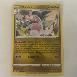 Goodra 197/264 SWSH: Fusion Strike Regular Rare Pokemon Card TCG - Image 1