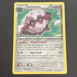 Forretress 60/106 Regular XY: Flashfire Rare Pokemon TCG LP 2014 - Image 1
