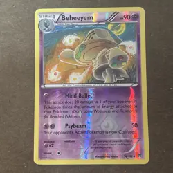 Beheeyem 74/162 Breakthrough Reverse Holo Pokemon TCG LP - Image 1