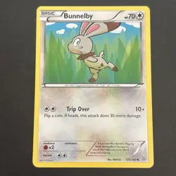 Bunnelby 120/160 XY-Primal Clash Regular Pokemon TCG 2015 - Image 1
