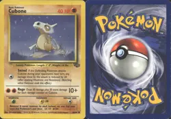CUBONE 50/64 COMMON JUNGLE POKEMON UNLIMITED MP - Image 1