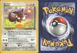 EEVEE 51/64 COMMON JUNGLE POKEMON UNLIMITED MP - Image 1