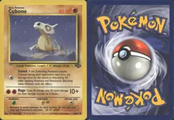 CUBONE 50/64 COMMON JUNGLE POKEMON UNLIMITED MP - Image 1