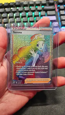 Pokemon Serena 207/195 Silver Tempest Full Art Rainbow Secret Rare (NM) - Image 1